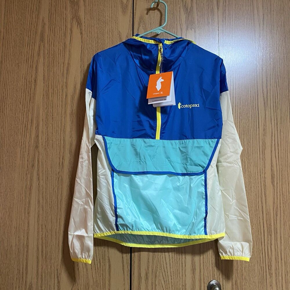 NWT Cotopaxi Women’s XS Teca Pullover Anorak Windbreaker Jacket Blue Crush